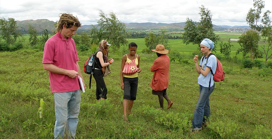 On-the field training session in Madagascar, Sustainable Agricultural and Food Systems for the South (SAADS) engineering programme - Resources and Agricultural Systems Development option 