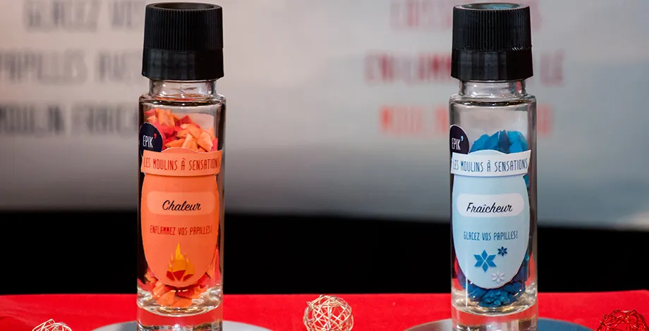 EPIK project product – Pepper mills providing a sensation of cold or heat (Ecotrophelia, 2017)