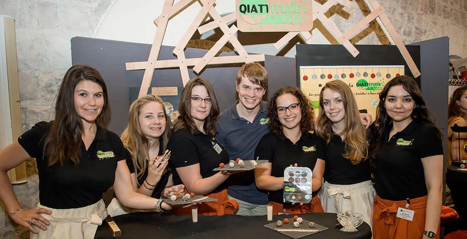 Qiattitude project team - First fresh appetizers made from chia seeds (Ecotrophelia, 2016)