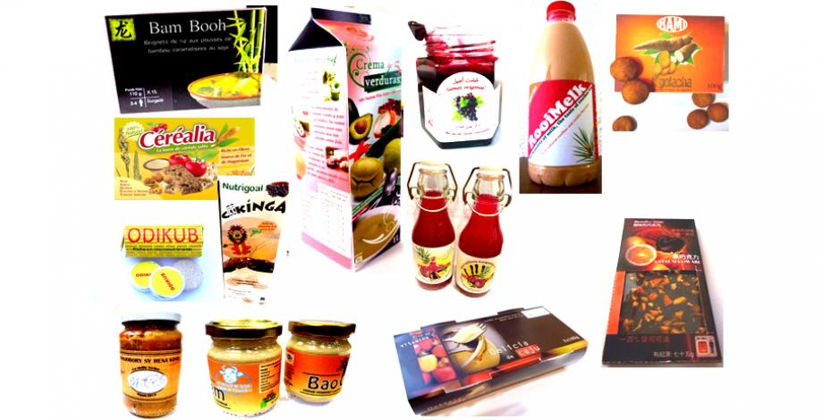 Some examples of new products developed by the students in the Food Industry for the South option 